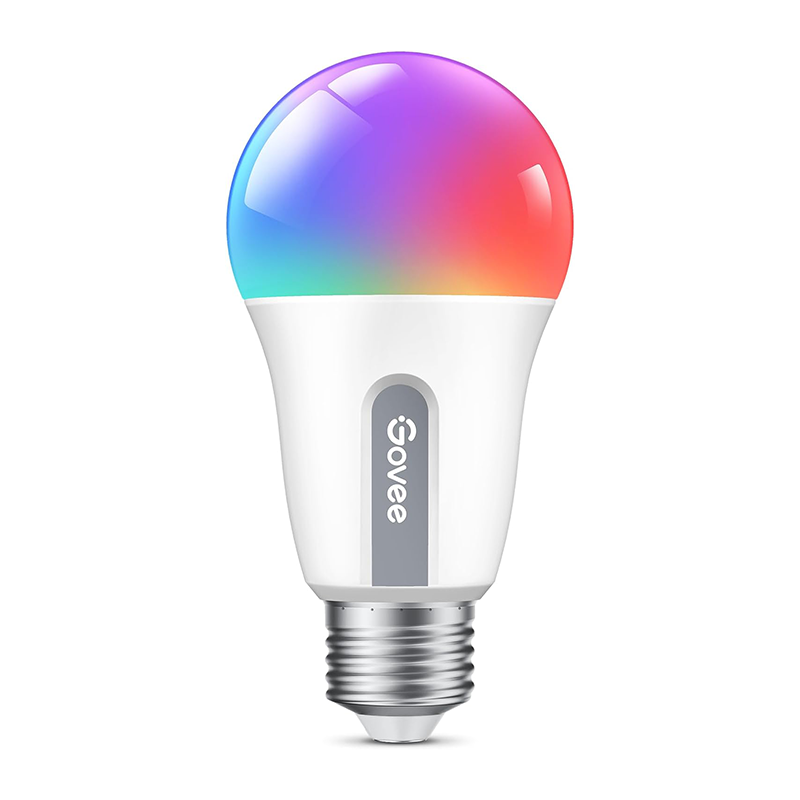 Govee Smart Light Bulb E27, Colour Changing with Music Synchronisation Lamp, 54 Scenes, 16 Million DIY Colours, WiFi & Bluetooth LED Smart Bulb Works with Alexa Google Assistant Home App, Pack of 1